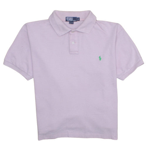 Ralph Lauren Men's Pink Cotton Polo Shirt Size S Preppy Style