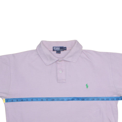 Ralph Lauren Men's Pink Cotton Polo Shirt Size S Preppy Style