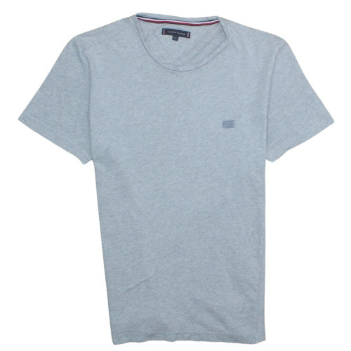 Tommy Hilfiger Men's Grey Crew Neck Cotton T-Shirt Size M