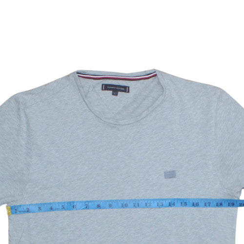 Tommy Hilfiger Men's Grey Crew Neck Cotton T-Shirt Size M