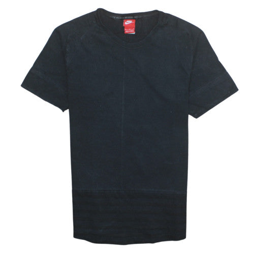 Nike Men's Black Cotton Crew Neck Short Sleeve T-Shirt Size M