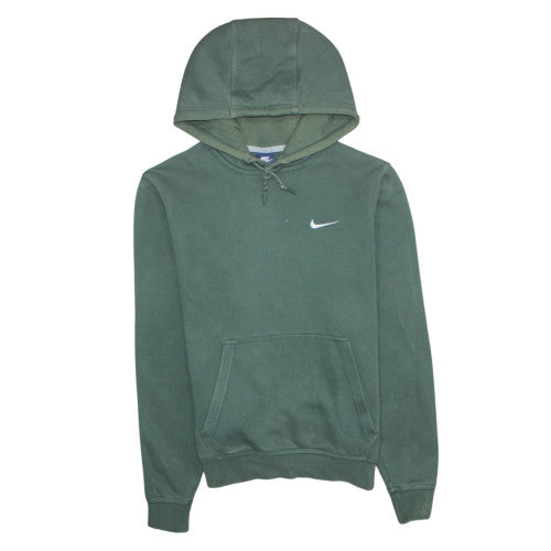 Nike Men's Green Pullover Hoodie M Regular Fit Fleece Sweatshirt