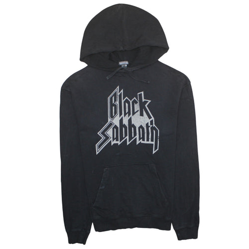 GIVIDCO Black Sabbath Men's Black Pullover Hoodie M Rock Graphic
