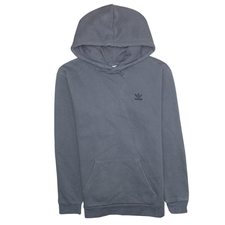 Adidas Mens Grey Pullover Hoodie Size M Regular Fit Fleece