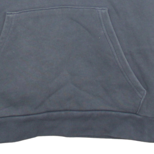 Adidas Mens Grey Pullover Hoodie Size M Regular Fit Fleece