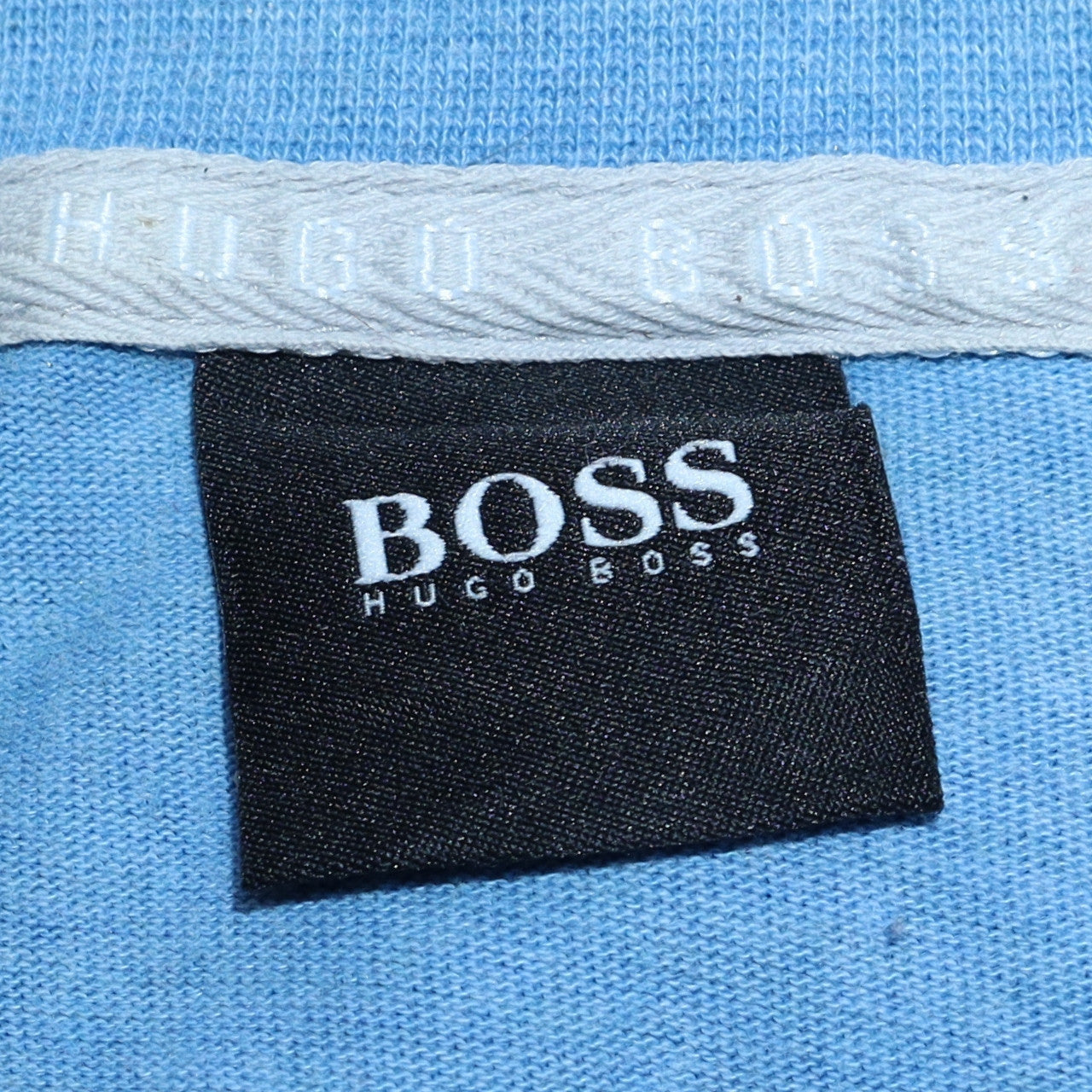 Hugo Boss Men's Blue Full Zip Cotton Sweatshirt Size M