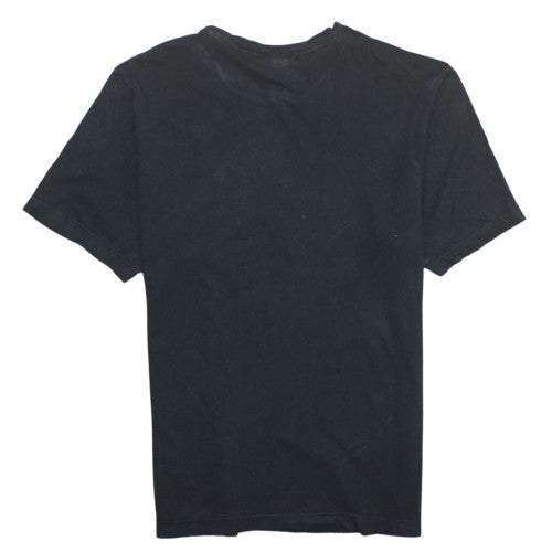 Reebok Men's Black Cotton Short Sleeve Crew Neck T-Shirt Size L Sports