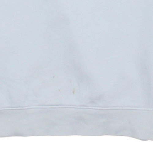 Nike Men's White XS Pullover Fleece Sweatshirt Crew Neck