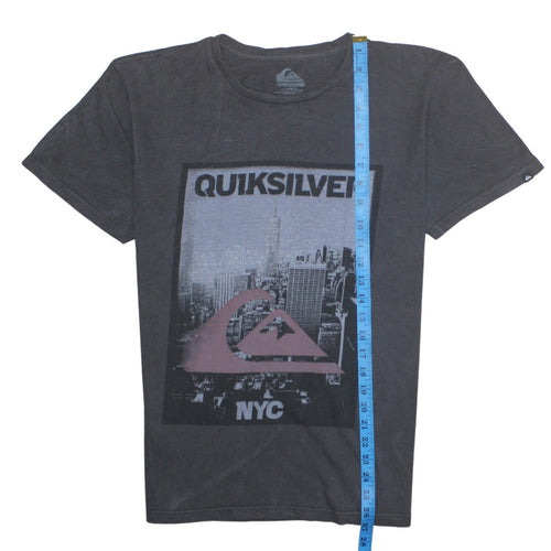 Quiksilver Men's Black NYC Graphic Cotton T-Shirt Size M