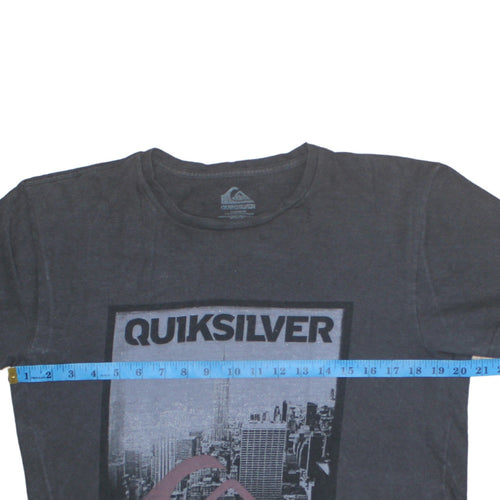 Quiksilver Men's Black NYC Graphic Cotton T-Shirt Size M