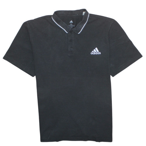 Adidas Men's Black XL Polo Shirt Short Sleeve Sports Style
