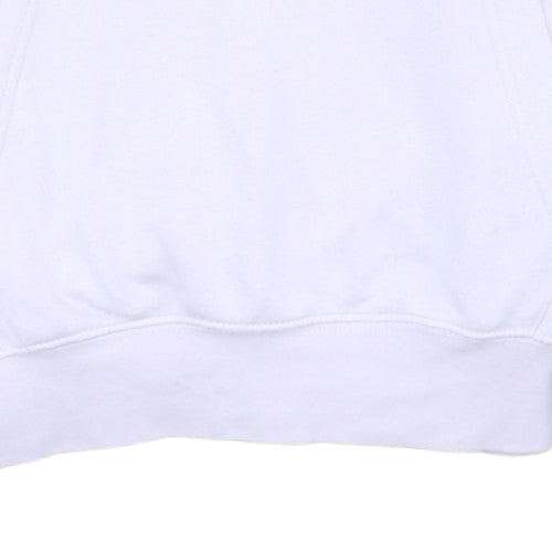 Nike Womens Pink Pullover Hoodie Small Cotton Blend Sweatshirt