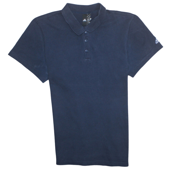 Adidas Men’s Blue Regular Fit Polo Shirt Size L Moisture Wicking