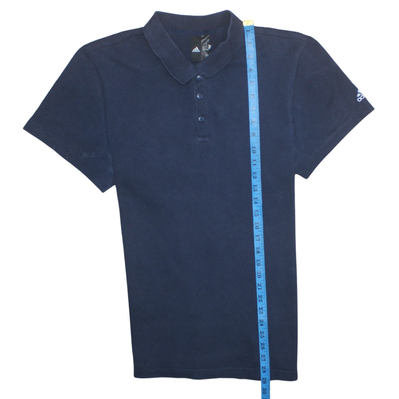 Adidas Men’s Blue Regular Fit Polo Shirt Size L Moisture Wicking