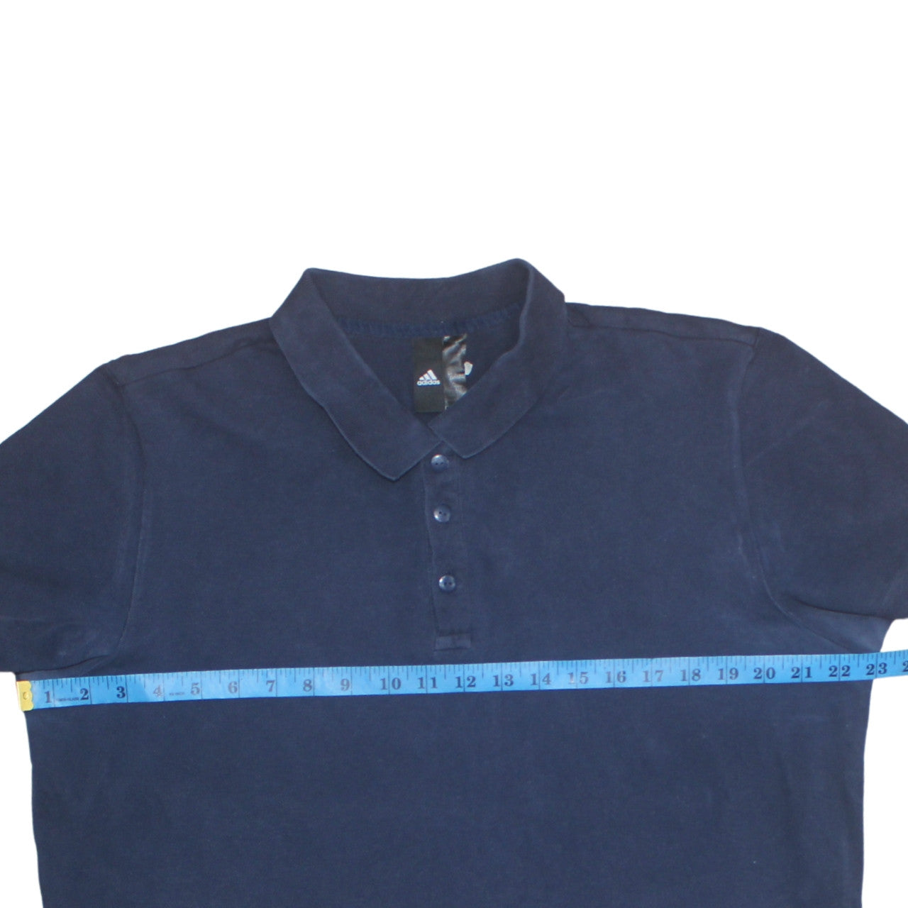 Adidas Men’s Blue Regular Fit Polo Shirt Size L Moisture Wicking