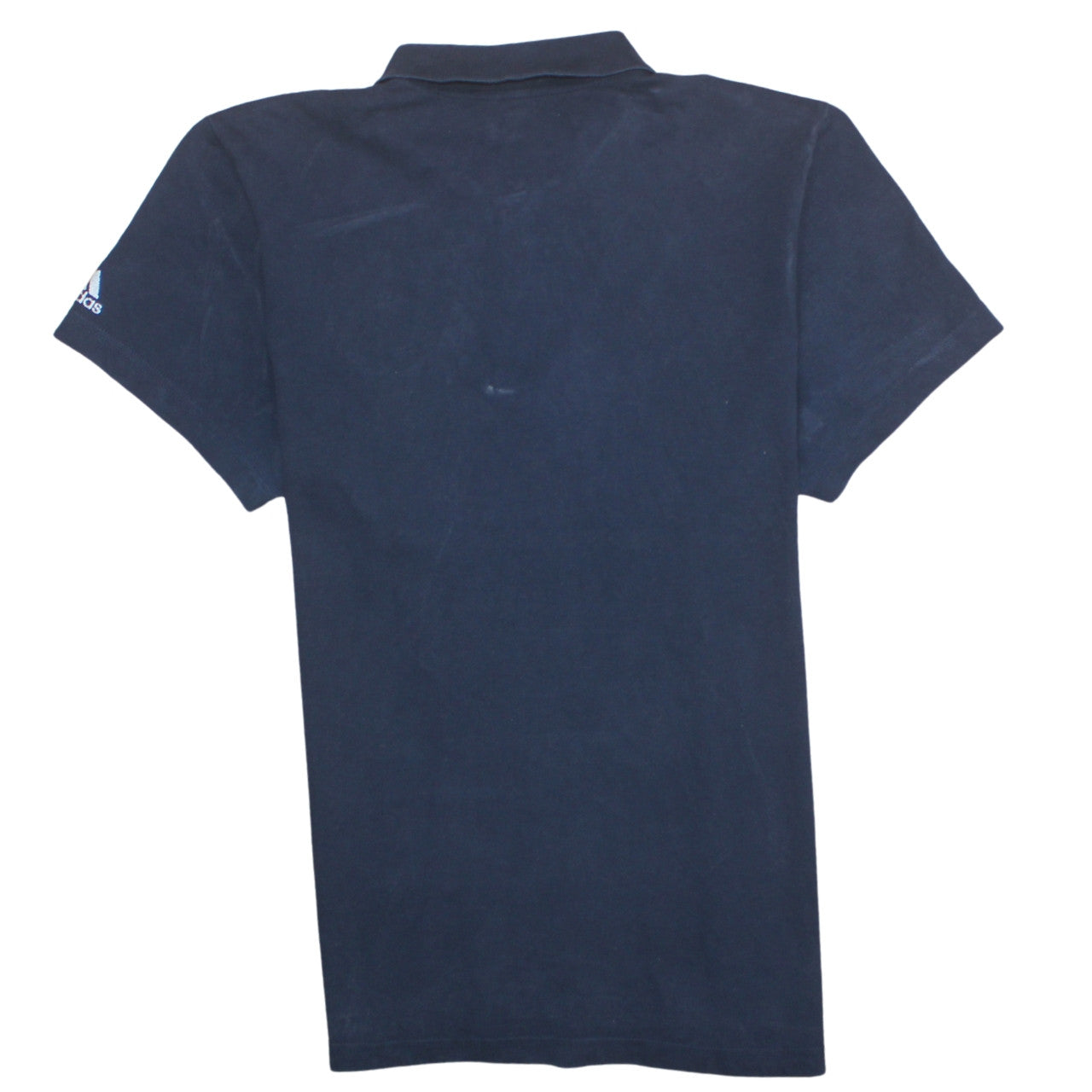 Adidas Men’s Blue Regular Fit Polo Shirt Size L Moisture Wicking