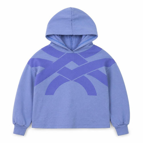 United Colors of Benetton Boys Blue Pullover Hoodie L 8-9 Years Cotton