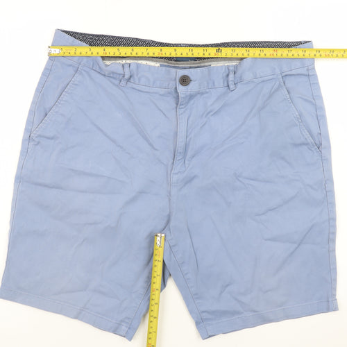 Easy Men's Blue Slim Fit Chino Shorts 38in Waist