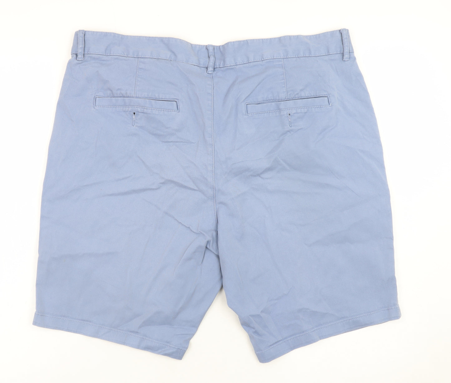 Easy Men's Blue Slim Fit Chino Shorts 38in Waist