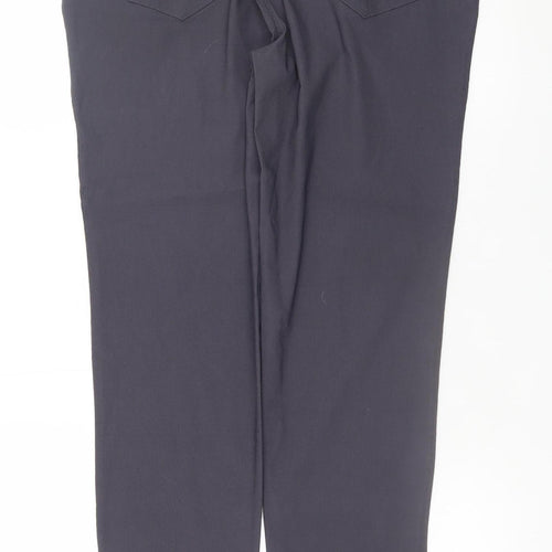 Cook Womens Black Jegging Style Trousers Size 10 with Ankle Zips