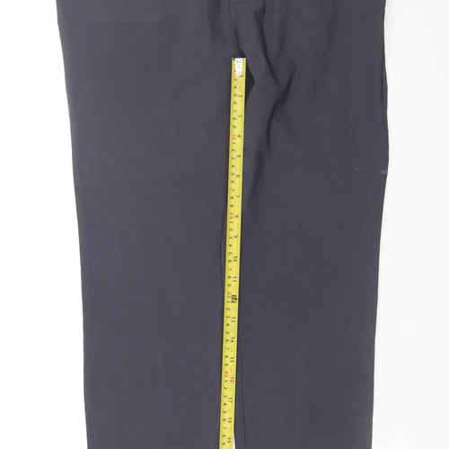 Cook Womens Black Jegging Style Trousers Size 10 with Ankle Zips