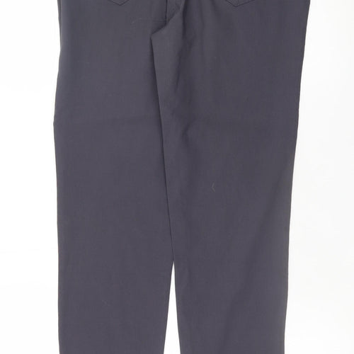 Cook Womens Black Jegging Style Trousers Size 10 with Ankle Zips