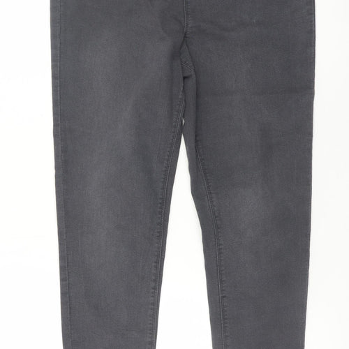 Papaya Women's Grey Skinny Stretch Denim Jeans Size 10