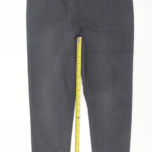 Papaya Women's Grey Skinny Stretch Denim Jeans Size 10