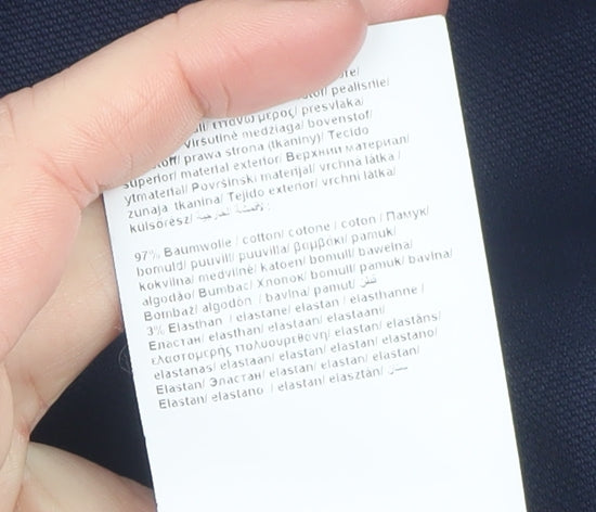 Bugatti Men's Blue Straight Fit Stretch Jeans Size 36x30