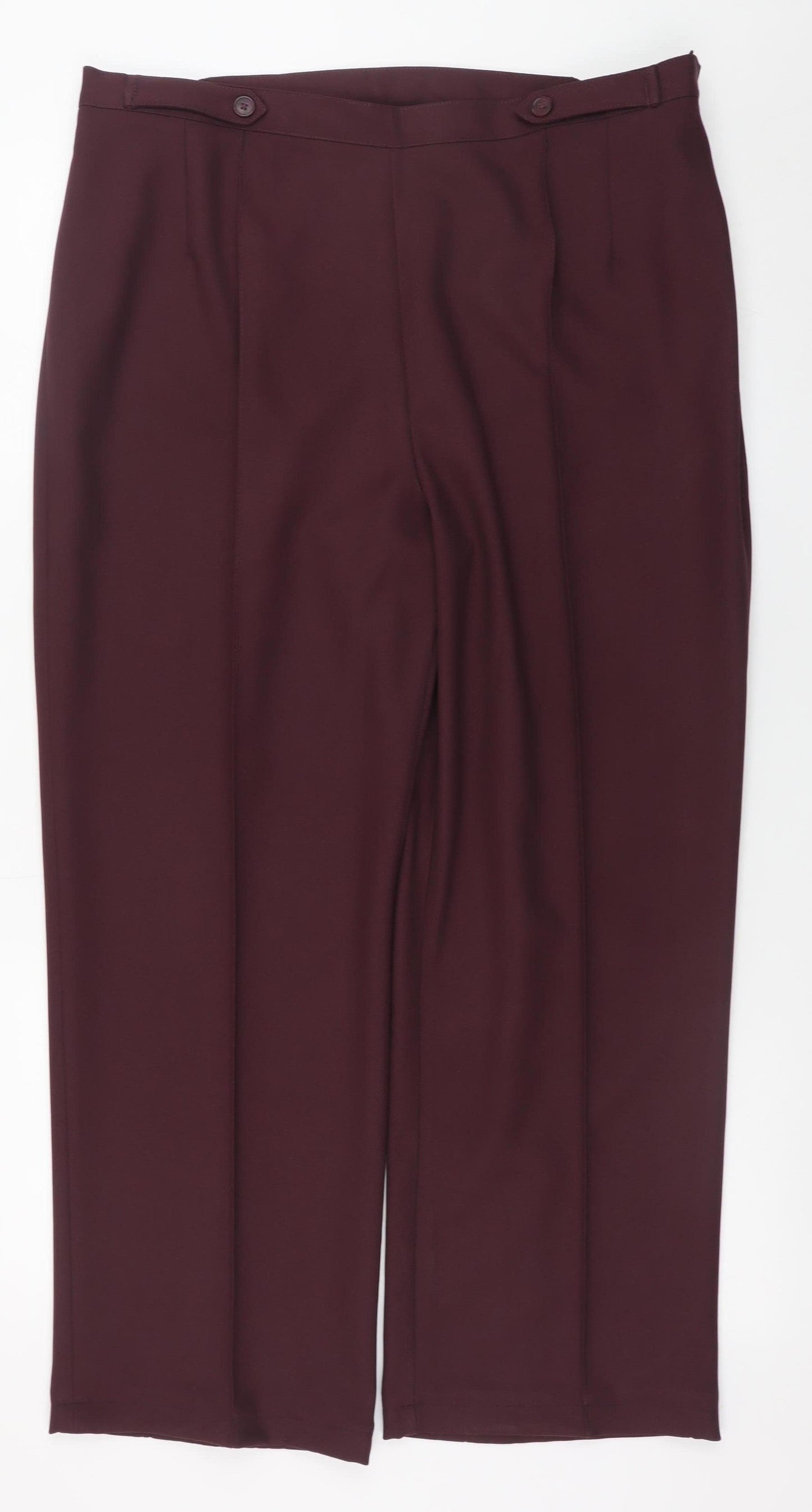Separates Women Brown Size 18 Dress Pants Straight Leg Trousers