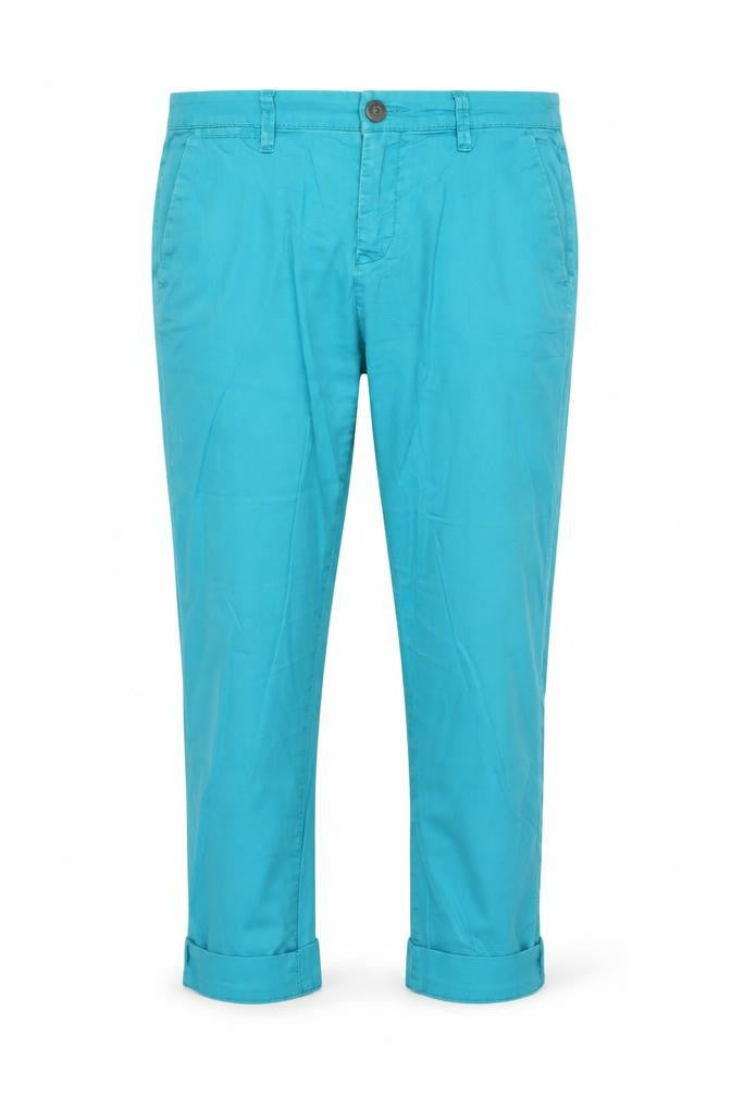 Mexx Women’s Blue Chino Trousers Size 10 Cotton Blend Stretch