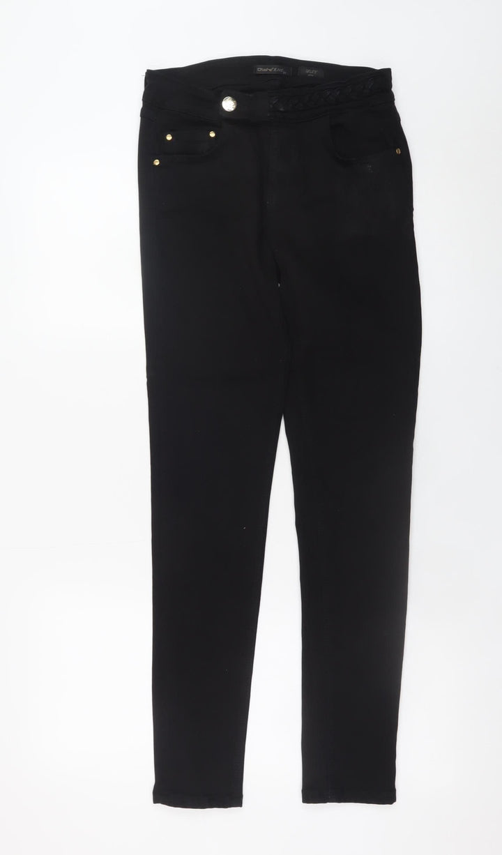 Dishe Jeans Women's Black Skinny Stretch Denim Jeans Size 27