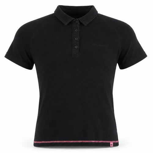 Champion Men's Black Polo Shirt L Regular Fit Cotton