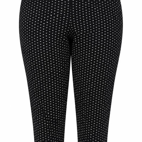 APT.9 Women’s Black Geometric Cropped Trousers Size 20 Plus