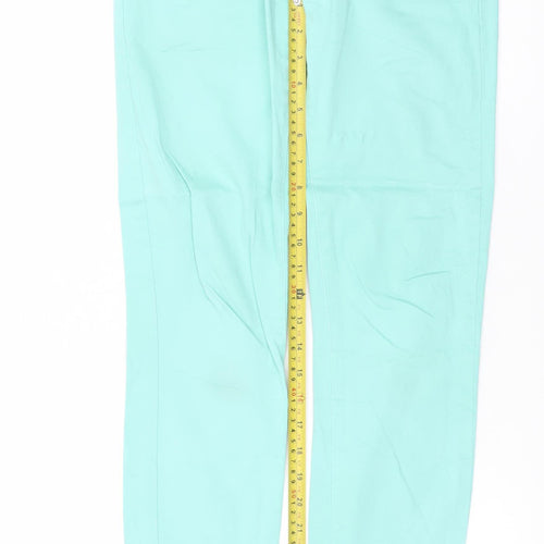 G. Cause Women’s Green Skinny Jeans 28 Slim Fit Stretch Mid Rise