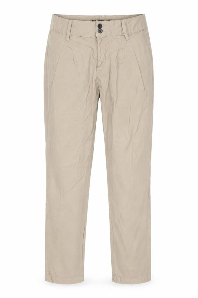 Front view of Zara Basic Men's Beige XS Slim Fit Chino Trousers