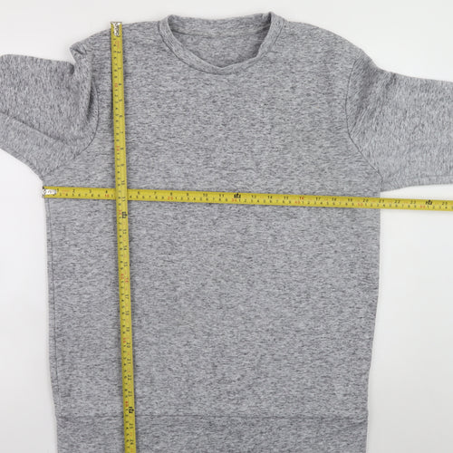 Jack & Jones Men’s Grey L Pullover Sweatshirt Crew Neck