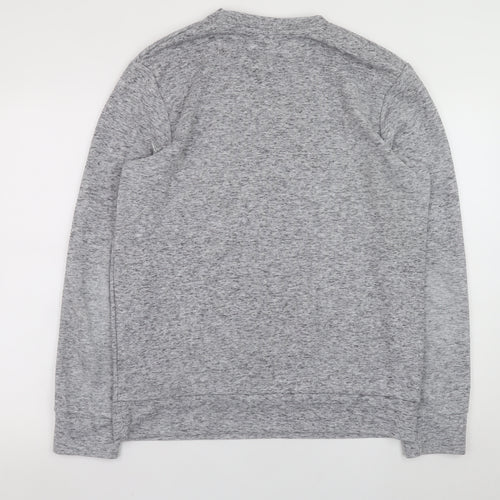 Jack & Jones Men’s Grey L Pullover Sweatshirt Crew Neck