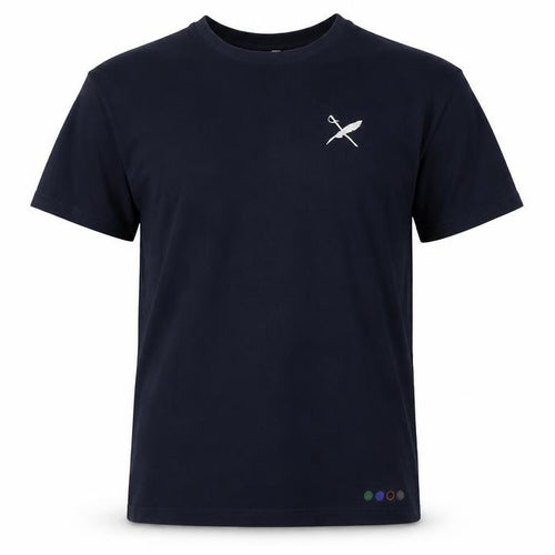 TOBEFRANK Men’s Blue Brower XL Crew Neck Recycled Cotton T-Shirt