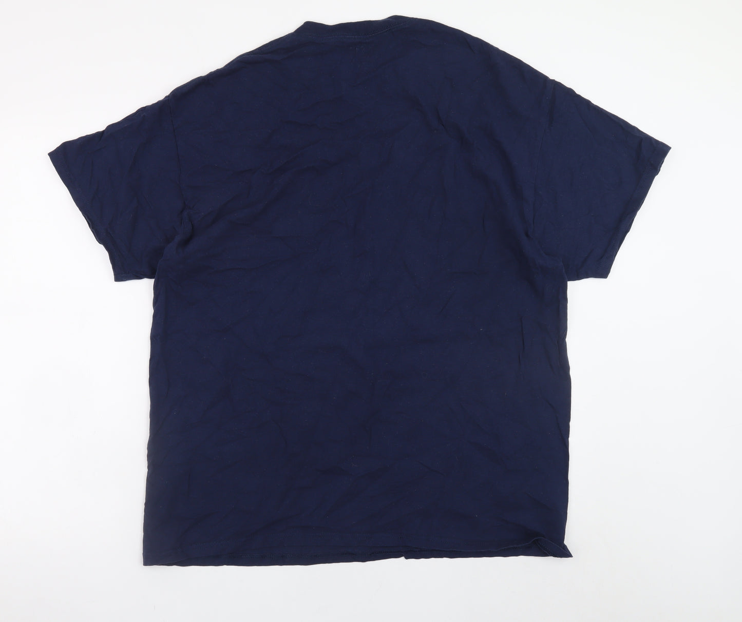 Longsands Men's Navy XL Graphic Raquet Club Cotton T-Shirt
