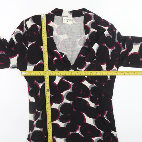 Kaliko Women’s Multicoloured Floral Wrap Blouse Size 8