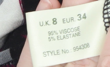 Kaliko Women’s Multicoloured Floral Wrap Blouse Size 8