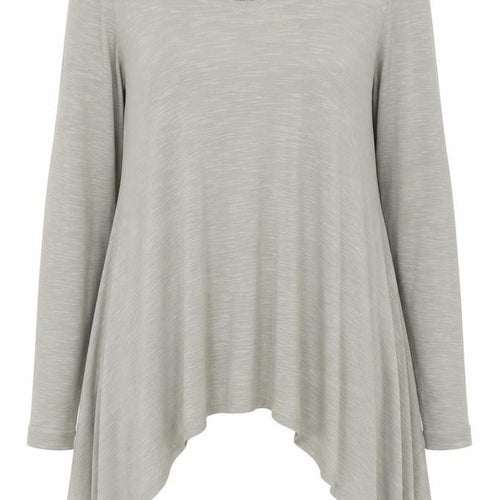 TU Women’s Green Long Sleeve Lace Back Tunic Blouse Size 12