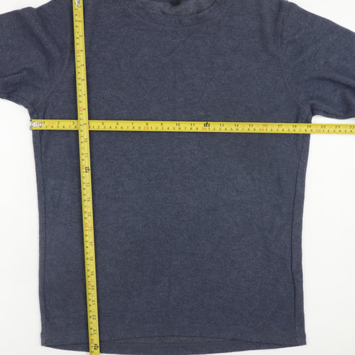 Uniqlo Men's Blue Knit Pullover Sweatshirt Size M