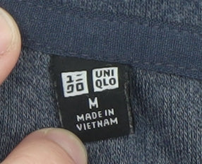 Uniqlo Men's Blue Knit Pullover Sweatshirt Size M