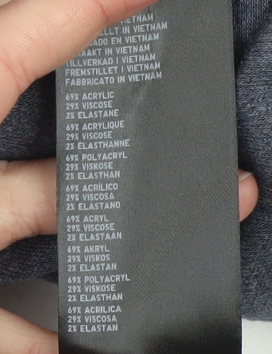 Uniqlo Men's Blue Knit Pullover Sweatshirt Size M