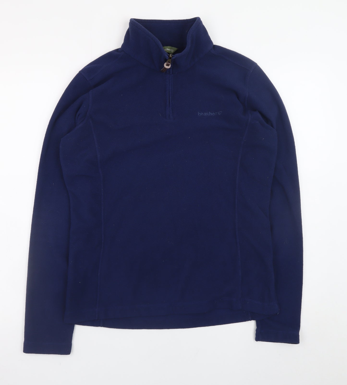 Brasher Men's Blue Fleece 1/2 Zip Pullover Sweatshirt M