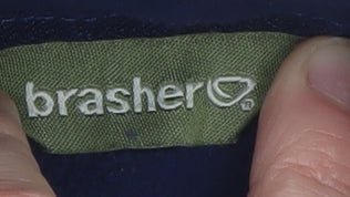 Brasher Men's Blue Fleece 1/2 Zip Pullover Sweatshirt M