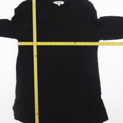 Blooming Marvellous Womens Black Maternity Long Sleeve Cotton Blouse Size 14