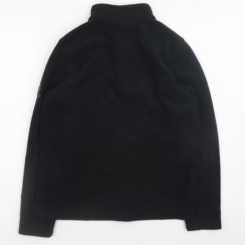 TOG24 Black Fleece 1/4 Zip Pullover Sweatshirt Teens Size 164
